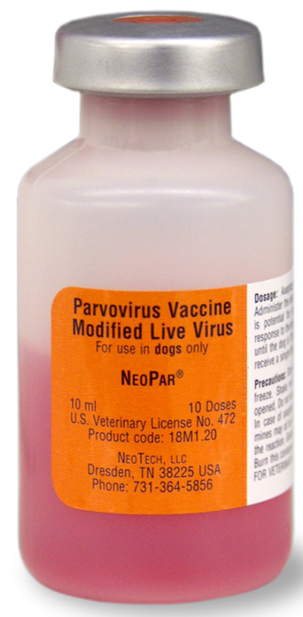 Parvo online only vaccine