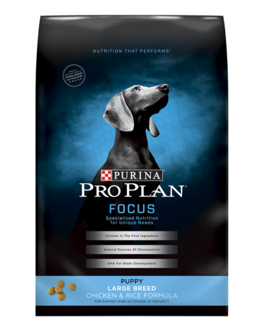 Purina Pro Plan FOCUS Puppy Large Breed Chicken & Rice Formula 34#