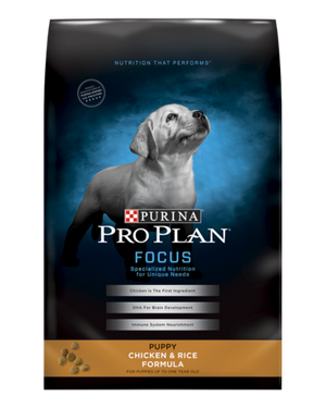 Purina Pro Plan FOCUS Puppy Chicken & Rice Formula 34#