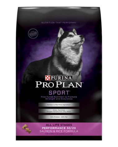 Purina Pro Plan SPORT Performance 30/20 Salmon & Rice Formula 33#