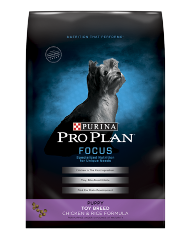 Purina Pro Plan FOCUS Puppy Toy Breed Chicken & Rice Formula 34#